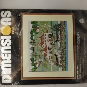 Dimensions fox hill farm crewel kit 1266